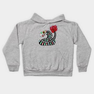 Dia de los Muertos Snake Kids Hoodie